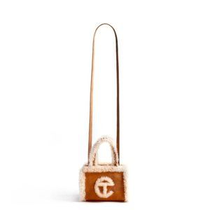 UGG x Telfar Small Brown Suede Bag w/ Tags
